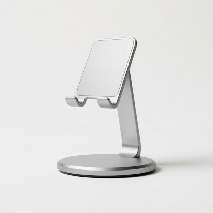Adjustable outdoor metal phone stand