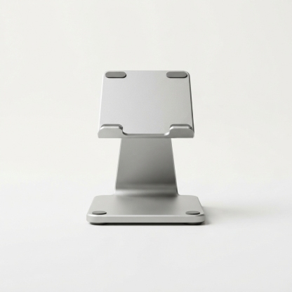 Adjustable angle desk phone stand