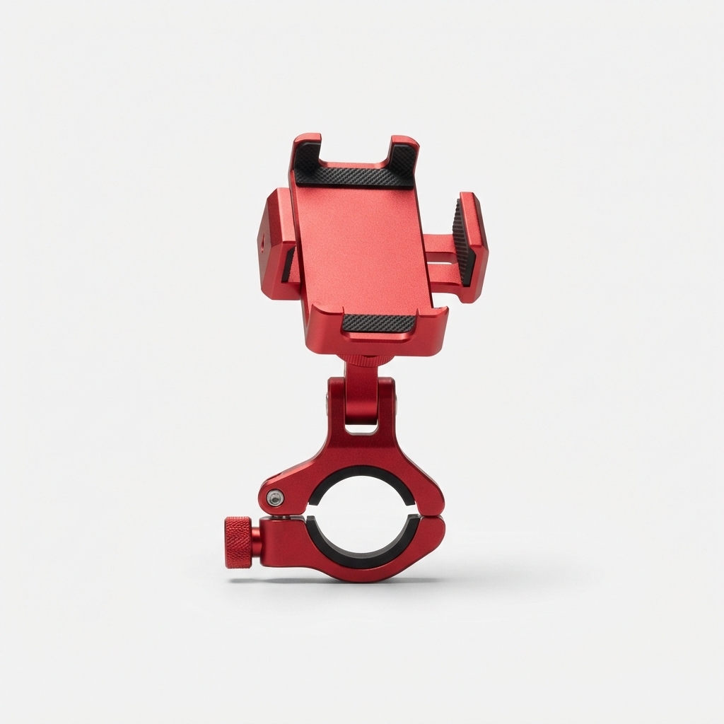 Outdoor bike handlebar phone stand