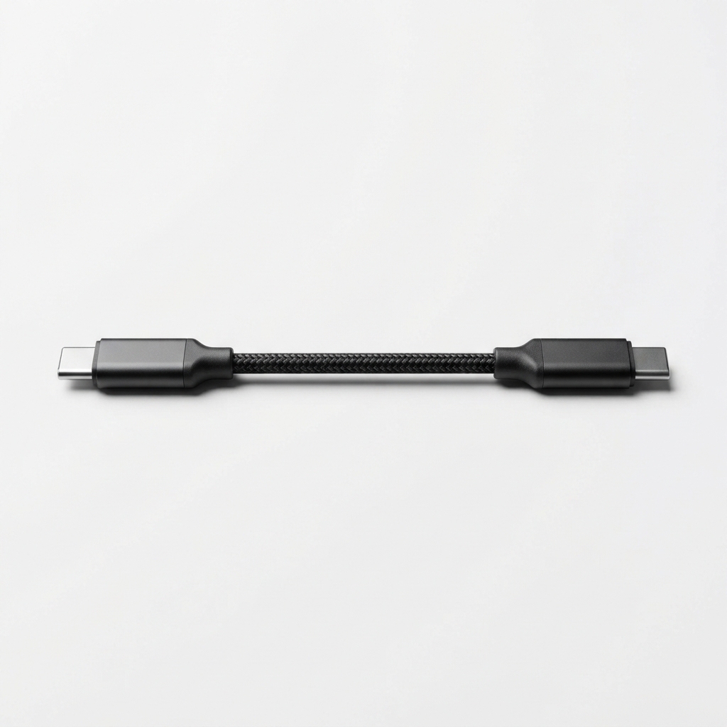 USB-C fast charging cable in black