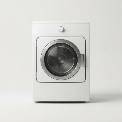 Front-load electric dryer front view