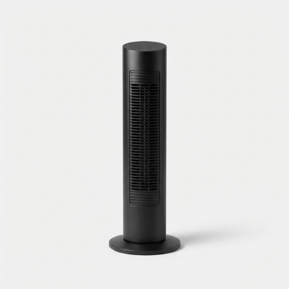 Electric tower space heater front view