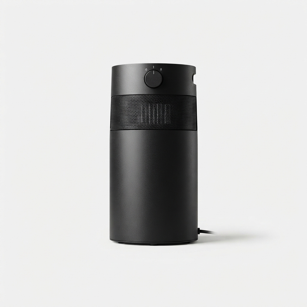 Ceramic tower space heater front view