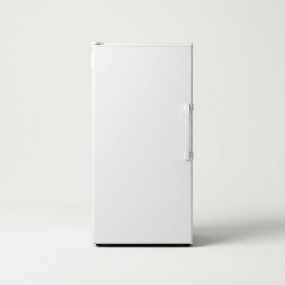 Compact chest freezer front view