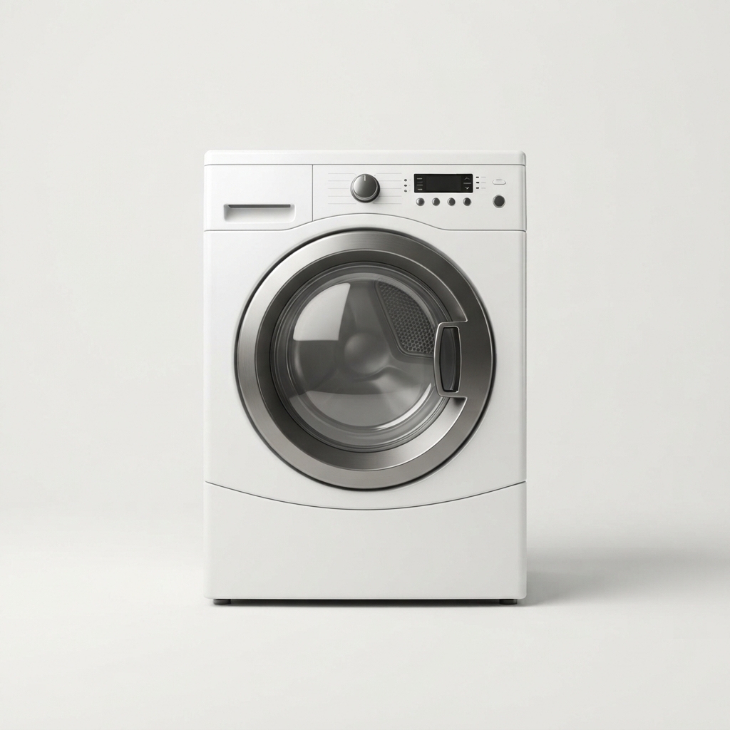 Front-load electric dryer front view