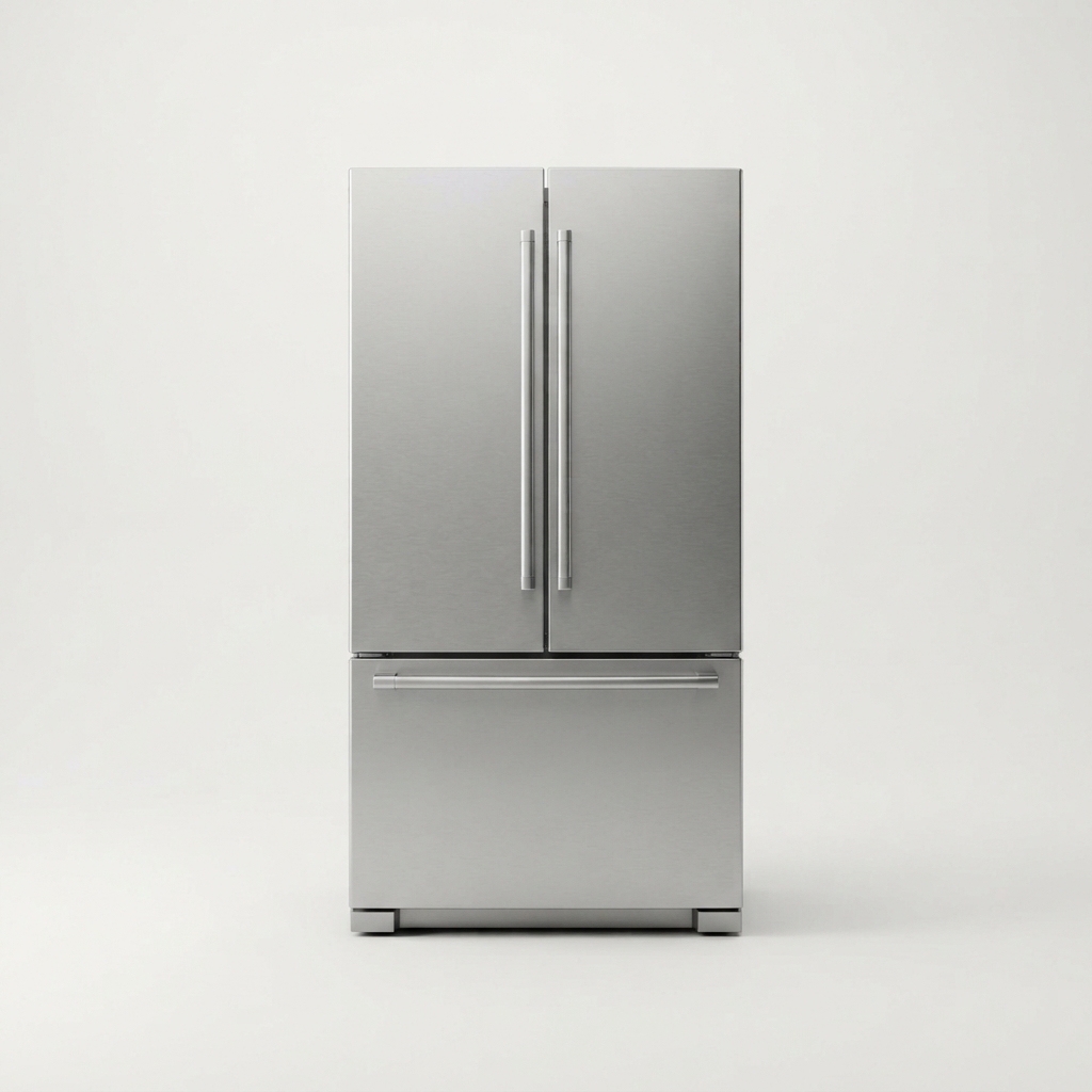 French door refrigerator front view