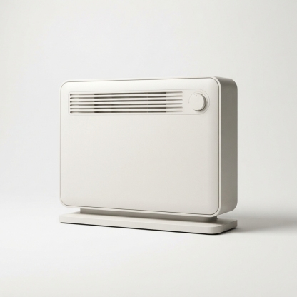 Oil-filled radiant heater front view