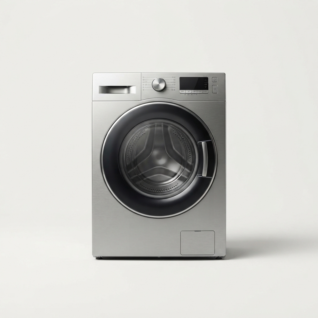 Slim washer-dryer combo front view